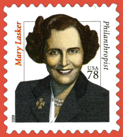 USPO commemorative of Mary Lasker