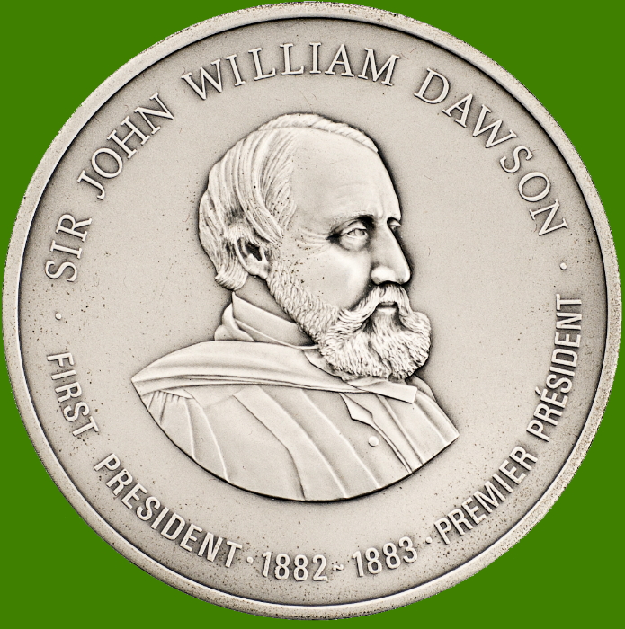 The Sir John William Dawson Medal awarded by the Awards and Medals Committee of the Royal Society of Canada.