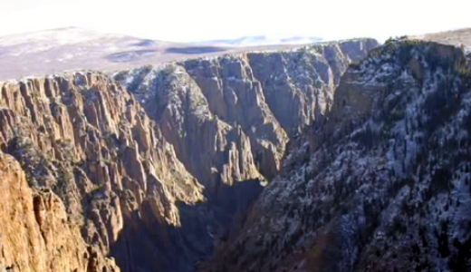 Photo of a canyon