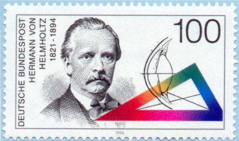 Deutsche Bundespost salute to Hermann von Helmholtz on the centenary of his death.