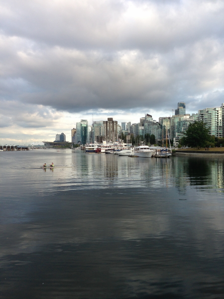 Skyline of Vancouver across water