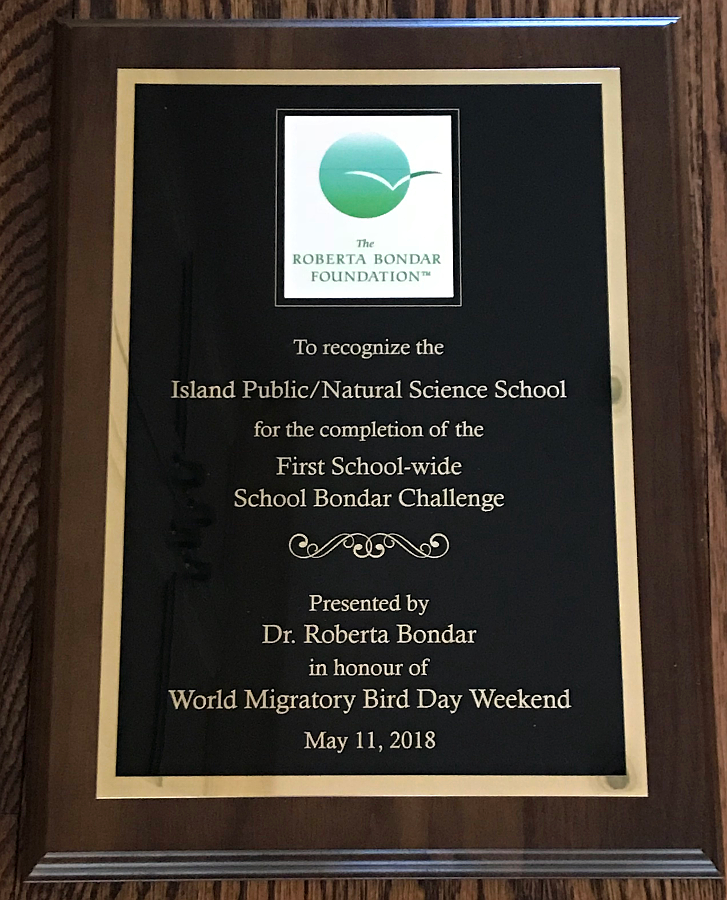 Image of an award plaque