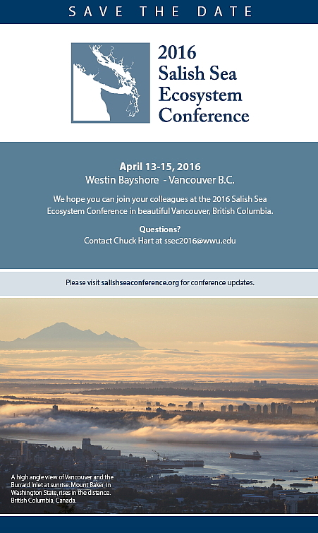 2016 Salish Sea Ecosystem Conference Poster