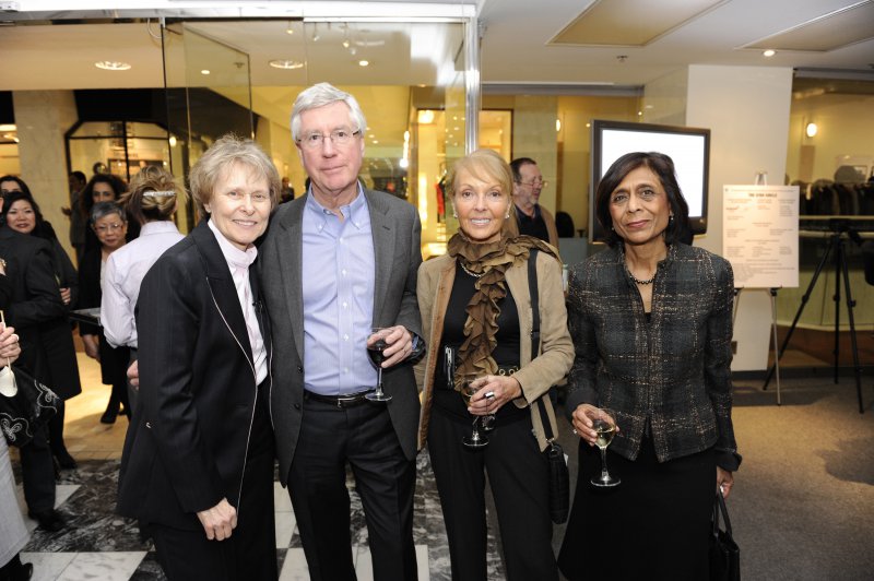 Dr Roberta Bondar with Tim Stewart, Isabel Bassett and Nalin Stewart