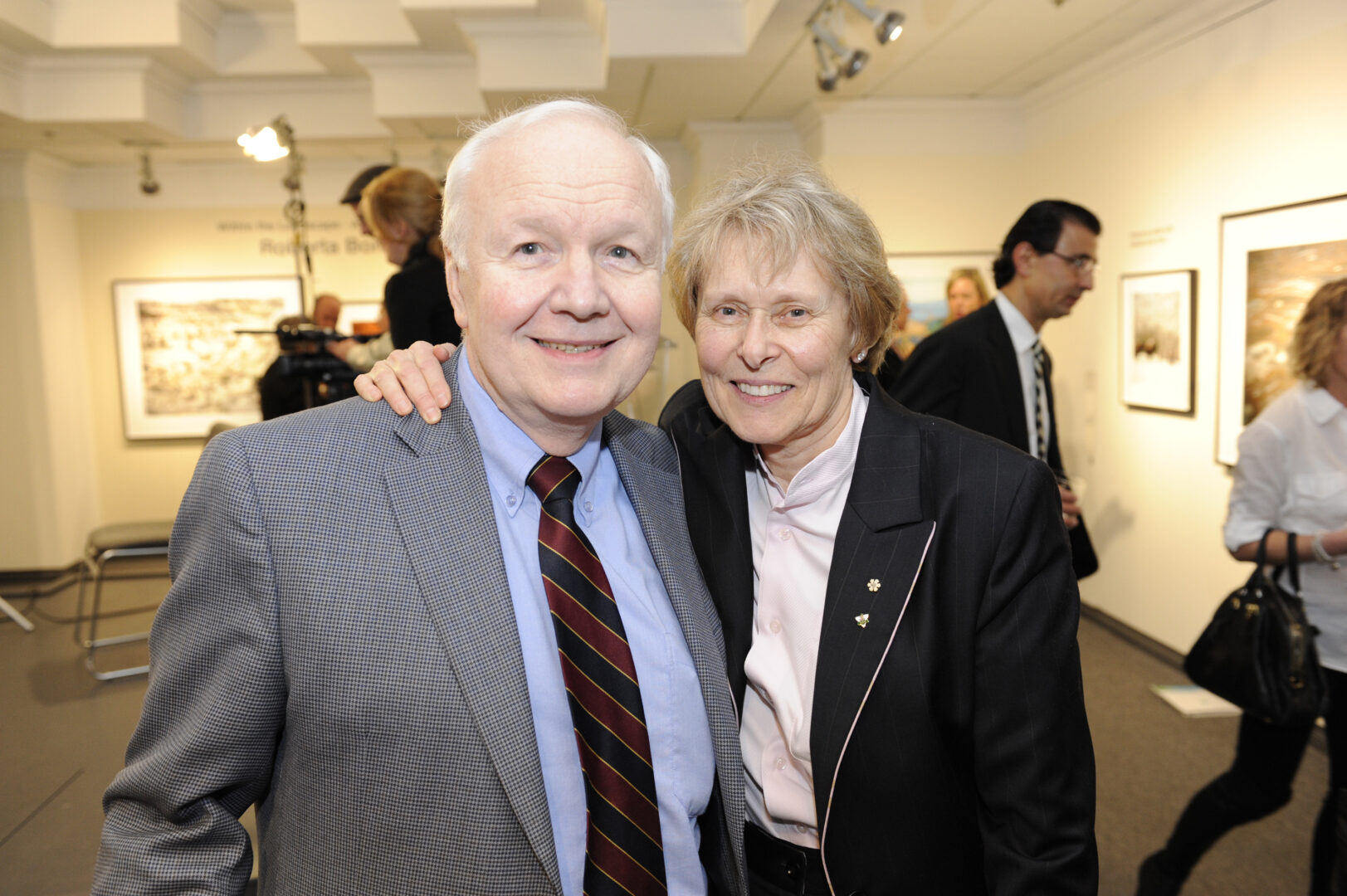 Dr Roberta. Bondar with Dr Ray Buncic