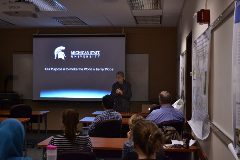 Dr. Roberta Bondar at MSU Remote Sensing Session