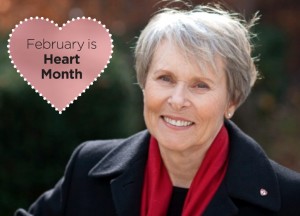 Dr. Roberta Bondar, 2016 Honorary Chair, The Heart and Stroke Foundation Heart Month