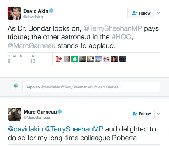 From: Global News, Chief Political Correspondent David Akin / Reply From: The Hon Marc Garneau 